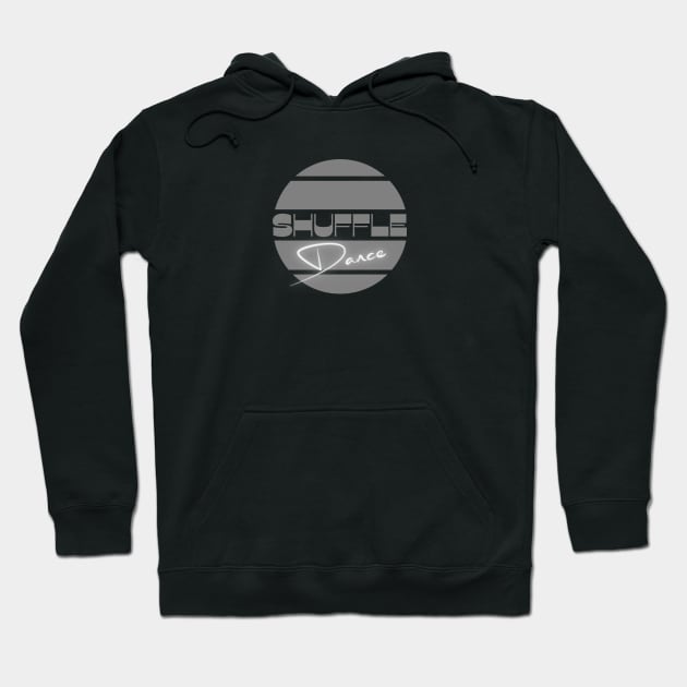 Shuffle dance design in black white and grey for shufflers Hoodie by Bailamor